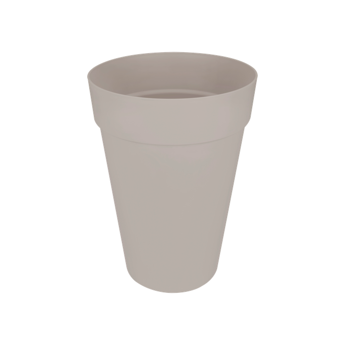 loft urban rund hoch 42cm warmes grau